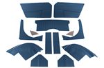 Interior Trim Kit - Blue Vinyl with White Piping - RF4054BLUE
